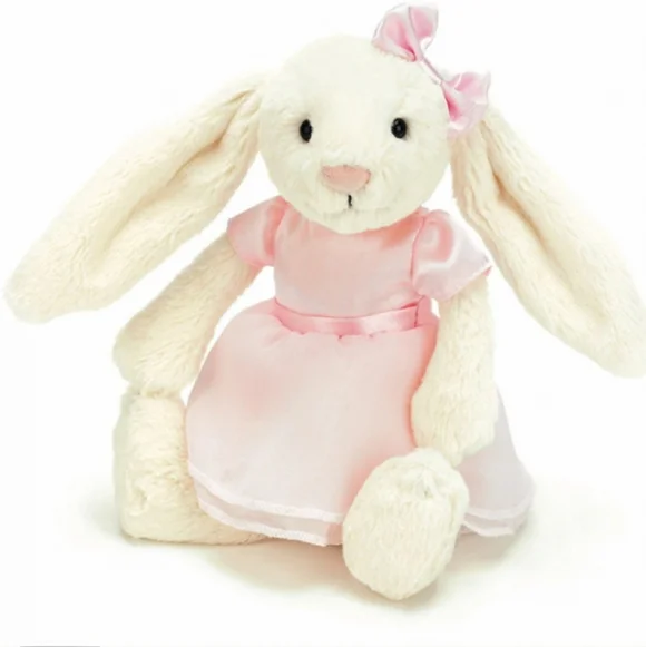 Jellycat RARE RETIRED Ivory I Am Ballerina Bella Bunny Soft - Picture 1 of 11